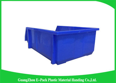 Récipients d'entreposage en plastique industriels adaptés aux besoins du client, poubelles de stockage empilables de taille standard
