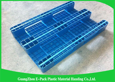 Euro HDPE 100% en plastique fait face simple de Vierge de palettes aéré pour l'entrepôt