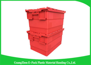 Conteneurs attachés en plastique industriels de couvercle, taille assortie par 600*400mm