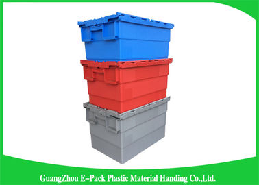 Conteneurs attachés en plastique industriels de couvercle, taille assortie par 600*400mm