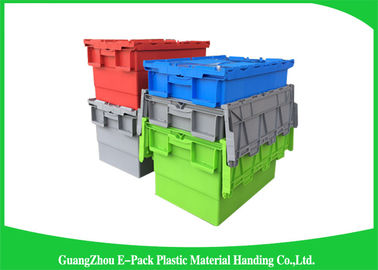 Conteneurs attachés en plastique industriels de couvercle, taille assortie par 600*400mm