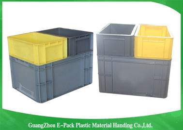 Euro logistique en plastique de pp empilant des conteneurs pour les vêtements 21.2L médical automatique de nourriture
