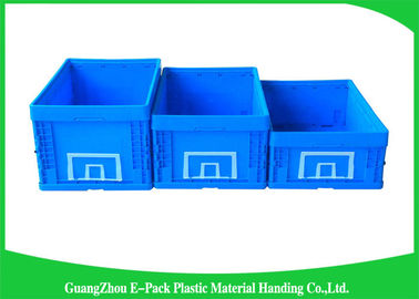 poubelles de stockage en plastique pliantes de transport du supermarché 55L/caisses se pliantes de stockage