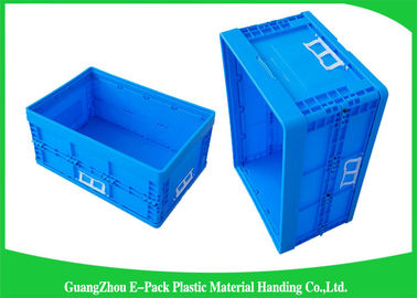 poubelles de stockage en plastique pliantes de transport du supermarché 55L/caisses se pliantes de stockage