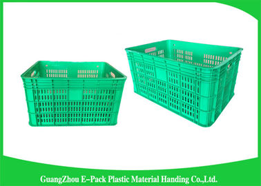 caisses en plastique de nourriture du HDPE 50.4L/poubelles de stockage en plastique empilables preuve d'éraflure
