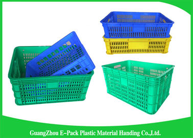 caisses en plastique de nourriture du HDPE 50.4L/poubelles de stockage en plastique empilables preuve d'éraflure