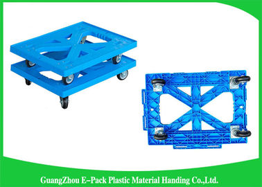 chariot mobile en plastique résistant des biens 150kg, chariot à quatre roues à logistique