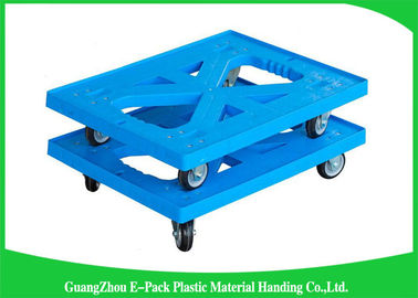 chariot mobile en plastique résistant des biens 150kg, chariot à quatre roues à logistique