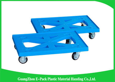 chariot mobile en plastique résistant des biens 150kg, chariot à quatre roues à logistique