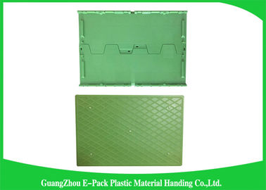 Conteneurs attachés en plastique logistiques recyclables de couvercle pour le transport