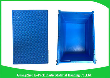 Conteneurs en plastique de couvercle d'attache de la sécurité 50kgs industrielle/poubelles de stockage en plastique avec des couvercles