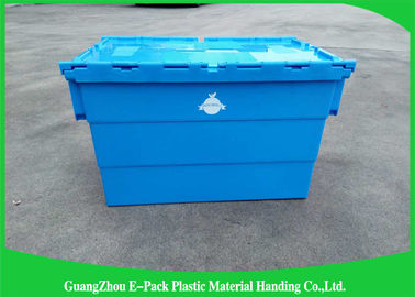 Emballages de empaquetage de distribution avec le couvercle articulé, grands récipients en plastique logistiques