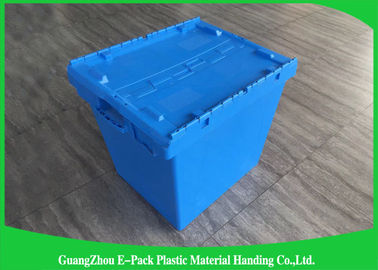 Conteneurs attachés en plastique mobiles solides de couvercle, poubelles en plastique de la sécurité 50kgs avec des couvercles