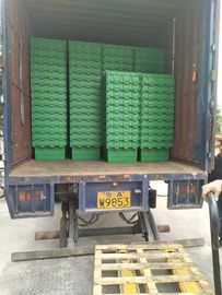 Des conteneurs attachés en plastique plus profonds de couvercle de 600*400*462 millimètre avec le logo adapté aux besoins du client