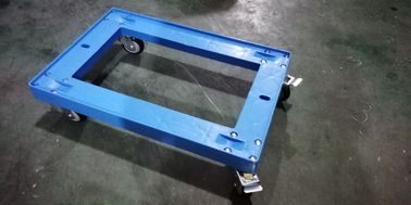 Le transport Dolly Loading Totes With de plastique 3 avance des roulettes petit à petit de frein d'unité centrale