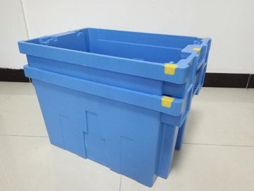 Empilant le solide Tote Box Standard Size de plastique d'emboîtement 600*400mm