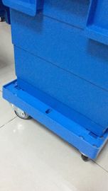 3 avance quatre que petit à petit l'unité centrale roule Dolly Rudder Moving Customized de empilement de plastique
