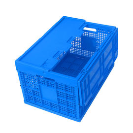 Les boîtes à palette 100% en plastique de polypropylène de Vierge/boîte en plastique pliante ont attaché des couvercles