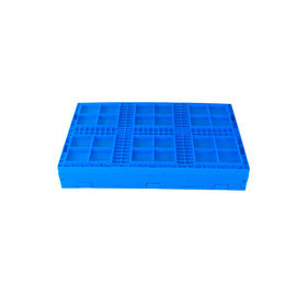 Le fond solide pliant en plastique ci-joint Mesh Body des caisses 600*400*265 millimètre de couvercles