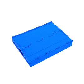 Plastique plus de large volume ci-joint Tote Boxes Stronger pliant de couvercles et longévité