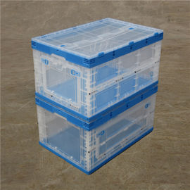Boîte en plastique pliable pliante, prise facile en plastique de récipients d'entreposage