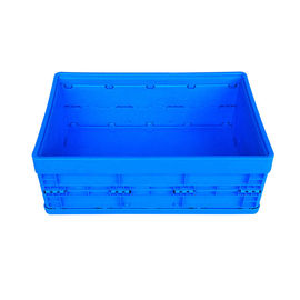 Récipients en plastique pliants bleus stables/caisses en plastique se pliantes