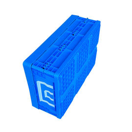 Récipients en plastique pliants bleus stables/caisses en plastique se pliantes