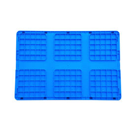 Récipients en plastique pliants bleus stables/caisses en plastique se pliantes