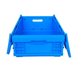 Caisses en plastique pliantes attachées de la Vierge pp de couvercles petites de faible puissance