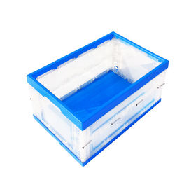 Récipients en plastique pliants clairs commodes pour des industries d'appareils