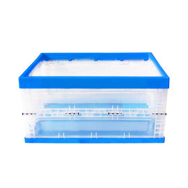 Récipients en plastique pliants clairs commodes pour des industries d'appareils