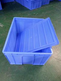 Personnalisation de empilement en plastique de couleur de stockage de transport d'option de couvercles de boîtes de Vierge