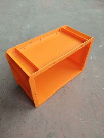 Euro orange de couleur empilant les conteneurs 300*200 millimètre/récipients d'entreposage en plastique empilables