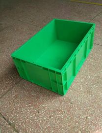 Convoyeur de taille standard des récipients d'entreposage de polyéthylène de Vierge 600*400*230mm et système en plastique empilables verts de tri