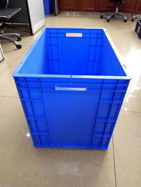 Euro bleu du polyéthylène 600*400 millimètre de Vierge empilant des conteneurs avec la capacité de chargement 40kg