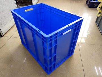 Euro bleu du polyéthylène 600*400 millimètre de Vierge empilant des conteneurs avec la capacité de chargement 40kg