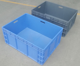 Capacité de chargement empilable des récipients en plastique de Vierge de grand volume 800*600*340 millimètre 45kg