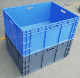 Capacité de chargement empilable des récipients en plastique de Vierge de grand volume 800*600*340 millimètre 45kg