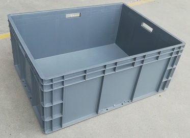 Capacité de chargement empilable des récipients en plastique de Vierge de grand volume 800*600*340 millimètre 45kg