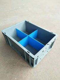 Euro bleu du polyéthylène 600*400 millimètre de Vierge empilant des conteneurs avec la capacité de chargement 40kg