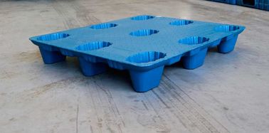 9 pieds d'Impact-résistance de l'emboîtement 1100*900 millimètre de corps creux de palettes en plastique de soufflage