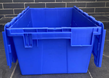 Couleur adaptée aux besoins du client 150kg déplaçant le couvercle attaché par conteneur en plastique de nid