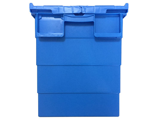 boîte de rangement attachée en plastique de chiffre d'affaires de conteneurs du couvercle 225kgs