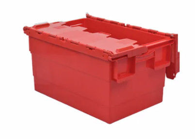 Emboîtement fait sur commande Tote Boxes With Attached Lids de stockage