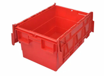 Emboîtement fait sur commande Tote Boxes With Attached Lids de stockage