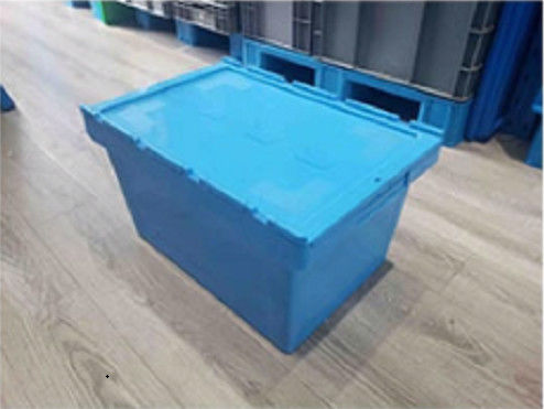 Logo adapté aux besoins du client par conteneurs ci-joint en plastique mobile de couvercle de logistique
