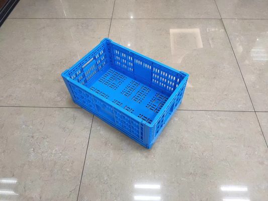 Poubelles de panier de transport de nourriture fraîche de caisses en plastique de fruits et légumes d'empilement vertical avec des trous