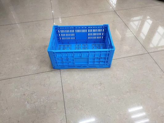 Poubelles de panier de transport de nourriture fraîche de caisses en plastique de fruits et légumes d'empilement vertical avec des trous