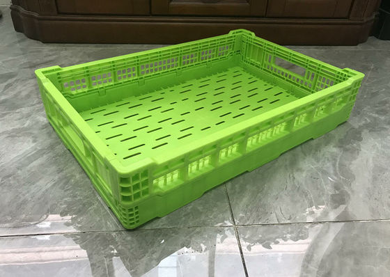 Caisses en plastique de fruits et légumes du magasin 600*400*120mm Logo Printing