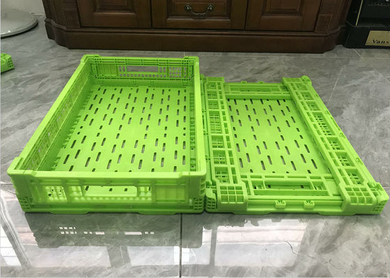 Caisses en plastique de fruits et légumes de polyéthylène pour la coutume de expédition de couleur